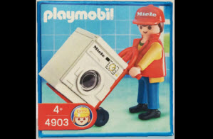 Playmobil repartidor Miele promocional