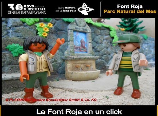 clicks, playmobil, parque natural, la font roja, valencia