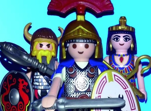 Historia y evolución con Playmobil