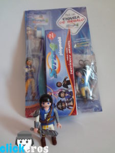 Pasta de dientes, cepillo + figura Playmobil Super4